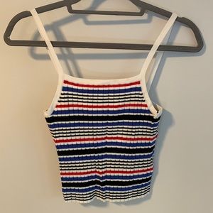 Divided by H&M Red White Blue tank